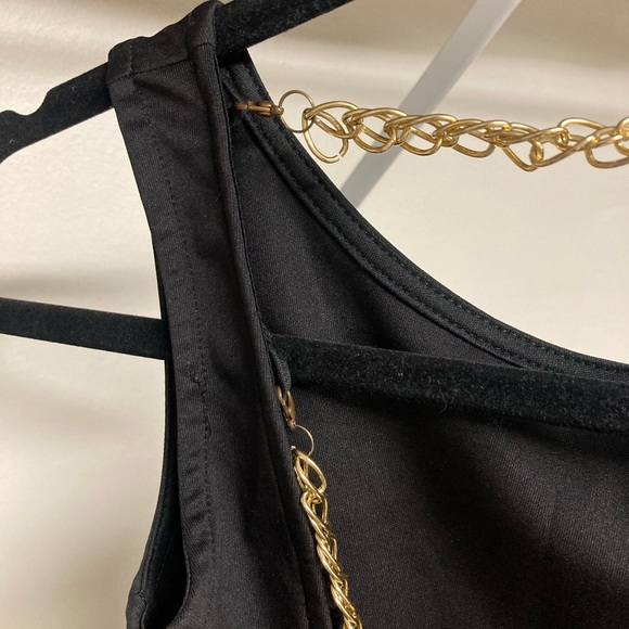 Black and Gold Dress - Picture 3 of 3